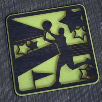 Intra απο ξύλο plywood 3mm-4mm πάχος – Πακέτο αθλητικής διακόσμησης| Αθλητικό μονόγραμμα |CNC Δίασταση  20x20 cm INTRAFABR-113922131 - Image 4