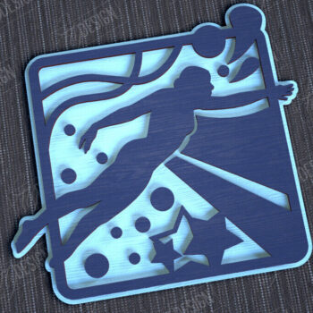 Intra απο ξύλο plywood 3mm-4mm πάχος – Πακέτο αθλητικής διακόσμησης| Αθλητικό μονόγραμμα |CNC Δίασταση  20x20 cm INTRAFABR-113922131 - Image 7