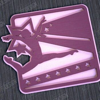 Intra απο ξύλο plywood 3mm-4mm πάχος – Πακέτο αθλητικής διακόσμησης| Αθλητικό μονόγραμμα |CNC Δίασταση  20x20 cm INTRAFABR-113922131 - Image 9