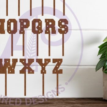 Intra απο ξύλο plywood 3mm-4mm πάχος – Sports Stars Cupcake με γράμματα αλφαβήτου Δίασταση 20x20 cm INTRAFABR-97474183 - Image 3