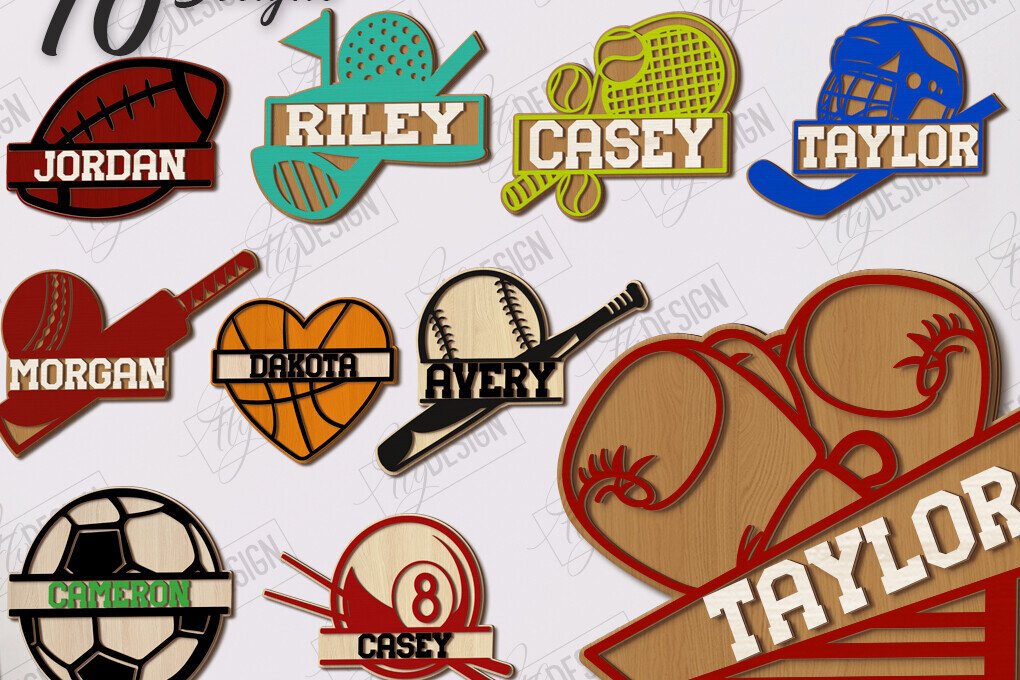 Intra απο ξύλο plywood 3mm-4mm πάχος – Αθλητική Διακόσμηση Τοίχων Πακέτο κοπής με λέιζερ | CNC Δίασταση  20x20 cm INTRAFABR-123135719