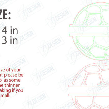 Intra απο ξύλο plywood 3mm-4mm πάχος – Αθλητική Διακόσμηση Τοίχων Πακέτο κοπής με λέιζερ | CNC Δίασταση  20x20 cm INTRAFABR-123135719 - Image 2