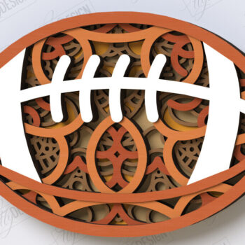 Intra απο ξύλο plywood 3mm-4mm πάχος – Πακέτο κοπής με λέιζερ αθλητικού τοίχου Mandala Δίασταση  40x30 cm INTRAFABR-123501591 - Image 4