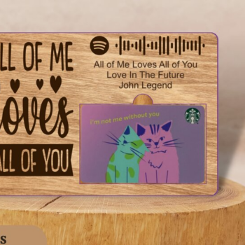 Intra απο ξύλο plywood 3mm-4mm πάχος – Αρχείο κοπής με λέιζερ θήκη δωροκάρτας Spotify Δίασταση  20x20 cm INTRAFABR-53642765 - Image 4