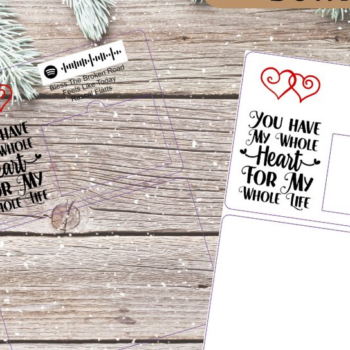 Intra απο ξύλο plywood 3mm-4mm πάχος – Αρχείο κοπής με λέιζερ θήκη δωροκάρτας Spotify Δίασταση  20x20 cm INTRAFABR-53573937 - Image 2