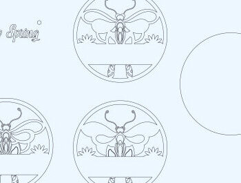 Intra απο ξύλο plywood 3mm-4mm πάχος – Δέσμη κοπής λέιζερ κρεμάστρας ελατηρίου πόρτας Δίασταση  20x20 cm INTRAFABR-67328170 - Image 4