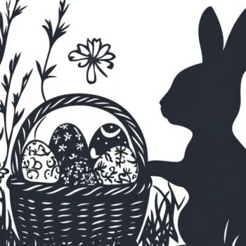 Intra απο ξύλο plywood 3mm-4mm πάχος – Άνοιξη Πάσχα σκηνή λέιζερ περικοπή διάνυσμα Δίασταση  20x20 cm INTRAFABR-117777033 - Image 5