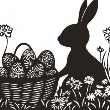 Intra απο ξύλο plywood 3mm-4mm πάχος – Άνοιξη Πάσχα σκηνή λέιζερ περικοπή διάνυσμα Δίασταση  20x20 cm INTRAFABR-117777033 - Image 6