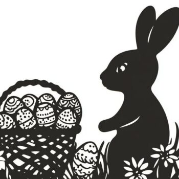 Intra απο ξύλο plywood 3mm-4mm πάχος – Άνοιξη Πάσχα σκηνή λέιζερ περικοπή διάνυσμα Δίασταση  20x20 cm INTRAFABR-117777033 - Image 7