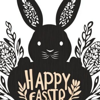 Intra απο ξύλο plywood 3mm-4mm πάχος – Άνοιξη Πάσχα σκηνή λέιζερ περικοπή διάνυσμα Δίασταση  20x20 cm INTRAFABR-117777033 - Image 10