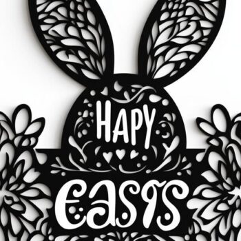 Intra απο ξύλο plywood 3mm-4mm πάχος – Άνοιξη Πάσχα σκηνή λέιζερ περικοπή διάνυσμα Δίασταση  20x20 cm INTRAFABR-117777033 - Image 12