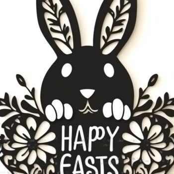 Intra απο ξύλο plywood 3mm-4mm πάχος – Άνοιξη Πάσχα σκηνή λέιζερ περικοπή διάνυσμα Δίασταση  20x20 cm INTRAFABR-117777033 - Image 13