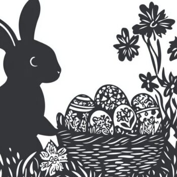 Intra απο ξύλο plywood 3mm-4mm πάχος – Άνοιξη Πάσχα σκηνή λέιζερ περικοπή διάνυσμα Δίασταση  20x20 cm INTRAFABR-117777033 - Image 15