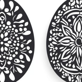 Intra απο ξύλο plywood 3mm-4mm πάχος – Άνοιξη Πάσχα σκηνή λέιζερ περικοπή διάνυσμα Δίασταση  20x20 cm INTRAFABR-117776901 - Image 5