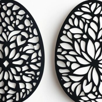 Intra απο ξύλο plywood 3mm-4mm πάχος – Άνοιξη Πάσχα σκηνή λέιζερ περικοπή διάνυσμα Δίασταση  20x20 cm INTRAFABR-117776901 - Image 8