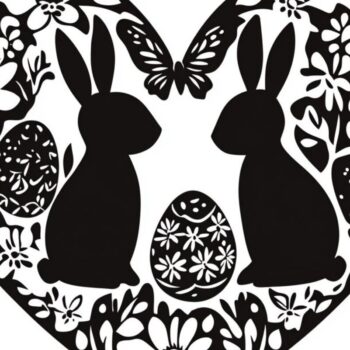 Intra απο ξύλο plywood 3mm-4mm πάχος – Άνοιξη Πάσχα σκηνή λέιζερ περικοπή διάνυσμα Δίασταση  20x20 cm INTRAFABR-117776901 - Image 11