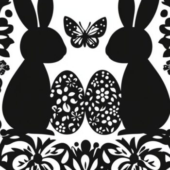 Intra απο ξύλο plywood 3mm-4mm πάχος – Άνοιξη Πάσχα σκηνή λέιζερ περικοπή διάνυσμα Δίασταση  20x20 cm INTRAFABR-117776901 - Image 13