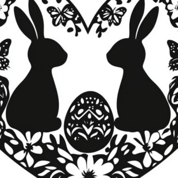 Intra απο ξύλο plywood 3mm-4mm πάχος – Άνοιξη Πάσχα σκηνή λέιζερ περικοπή διάνυσμα Δίασταση  20x20 cm INTRAFABR-117776901 - Image 14