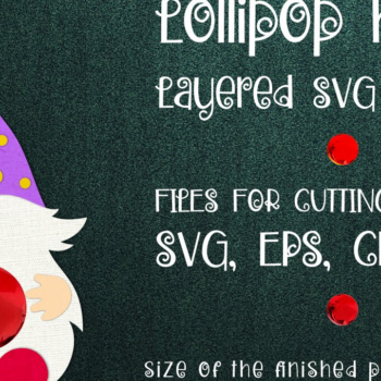 Intra απο ξύλο plywood 3mm-4mm πάχος – Άνοιξη Gnome - Πρότυπο θήκης γλειφιτζούρι Δίασταση 20x20 cm INTRAFABR-9053138 - Image 1