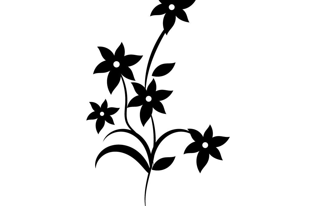 Intra απο ξύλο plywood 3mm-4mm πάχος – Ανοιξιάτικο συρμένο χέρι αγριολούλουδο Δίασταση  20x20 cm INTRAFABR-90920549