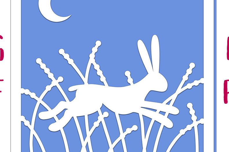 Intra απο ξύλο plywood 3mm-4mm πάχος – Αρχείο αποκοπής Card Spring Hare ή Rabbit Δίασταση  20x20 cm INTRAFABR-61954634