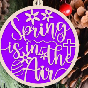 Intra απο ξύλο plywood 3mm-4mm πάχος – Η άνοιξη είναι στο Air στολίδι Δίασταση  20x20 cm INTRAFABR-53946074