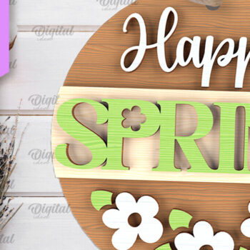 Intra απο ξύλο plywood 3mm-4mm πάχος – Κοπή λέιζερ με στρογγυλή πινακίδα Δίασταση 20x20 cm INTRAFABR-91368129 - Image 1