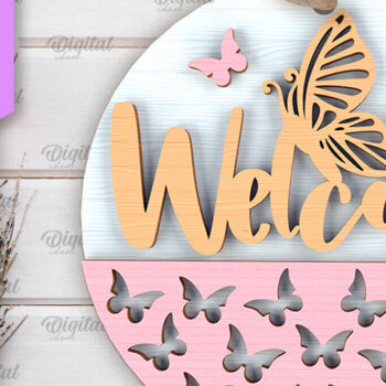 Intra απο ξύλο plywood 3mm-4mm πάχος – Κοπή λέιζερ με στρογγυλή πινακίδα Δίασταση 20x20 cm INTRAFABR-91368284 - Image 1