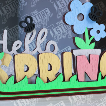 Intra απο ξύλο plywood 3mm-4mm πάχος – Σχεδιασμός κοπής με λέιζερ βάσης ελατηρίου | 3D Stand Δίασταση 20x20 cm INTRAFABR-92260001 - Image 6