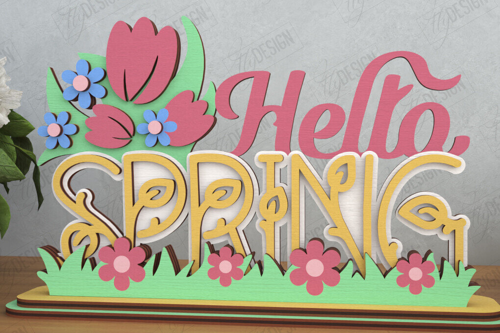 Intra απο ξύλο plywood 3mm-4mm πάχος – Κοπή λέιζερ με ελατήριο | Επιγραφή επιφάνειας εργασίας Δίασταση  20x20 cm INTRAFABR-120093421