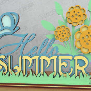 Intra απο ξύλο plywood 3mm-4mm πάχος – Κοπή λέιζερ με ελατήριο | Επιγραφή επιφάνειας εργασίας Δίασταση  20x20 cm INTRAFABR-120093427 - Image 1