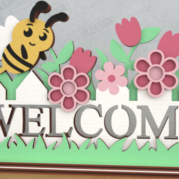 Intra απο ξύλο plywood 3mm-4mm πάχος – Κοπή λέιζερ με ελατήριο | Επιγραφή επιφάνειας εργασίας Δίασταση  20x20 cm INTRAFABR-120093418 - Image 1