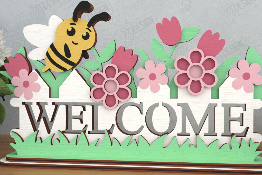 Intra απο ξύλο plywood 3mm-4mm πάχος – Κοπή λέιζερ με ελατήριο | Επιγραφή επιφάνειας εργασίας Δίασταση  20x20 cm INTRAFABR-120093418