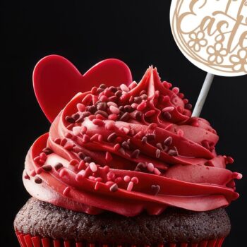 Intra απο ξύλο plywood 3mm-4mm πάχος – Spring, Happy Easter Cake Topper Δίασταση  20x20 cm INTRAFABR-92596060 - Image 3