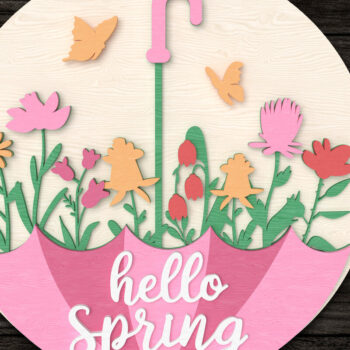 Intra απο ξύλο plywood 3mm-4mm πάχος – Πακέτο Signs Welcome Δίασταση 40x30 cm INTRAFABR-113396596 - Image 9