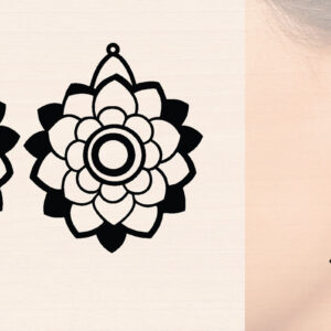 Intra απο ξύλο plywood 3mm-4mm πάχος – Ξύλινα σκουλαρίκια Spring Δίασταση  5x5 cm INTRAFABR-118635056