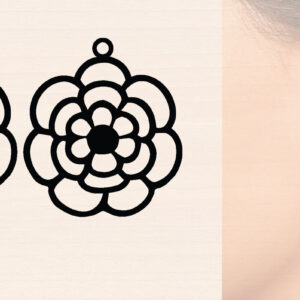 Intra απο ξύλο plywood 3mm-4mm πάχος – Ξύλινα σκουλαρίκια Spring Δίασταση  5x5 cm INTRAFABR-118635156