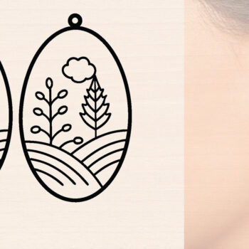 Intra απο ξύλο plywood 3mm-4mm πάχος – Ξύλινα σκουλαρίκια Spring Δίασταση  5x5 cm INTRAFABR-118635372 - Image 1