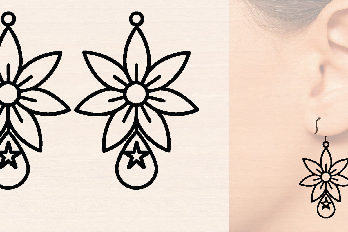 Intra απο ξύλο plywood 3mm-4mm πάχος – Ξύλινα σκουλαρίκια Spring Δίασταση  5x5 cm INTRAFABR-118635500