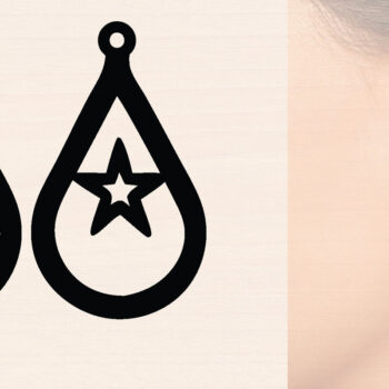 Intra απο ξύλο plywood 3mm-4mm πάχος – Ξύλινα σκουλαρίκια Spring Δίασταση  5x5 cm INTRAFABR-118635553 - Image 1