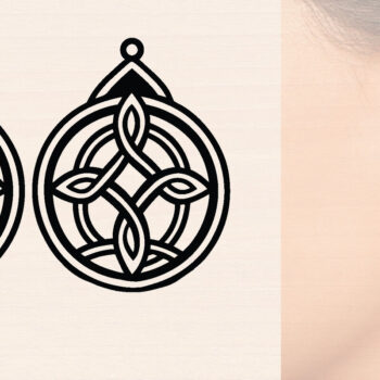 Intra απο ξύλο plywood 3mm-4mm πάχος – Ξύλινα σκουλαρίκια Spring Δίασταση 5x5 cm INTRAFABR-118635708 - Image 1