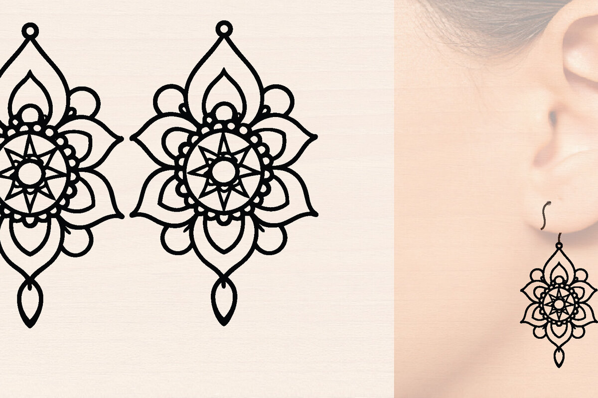 Intra απο ξύλο plywood 3mm-4mm πάχος – Ξύλινα σκουλαρίκια Spring Δίασταση  5x5 cm INTRAFABR-118635843