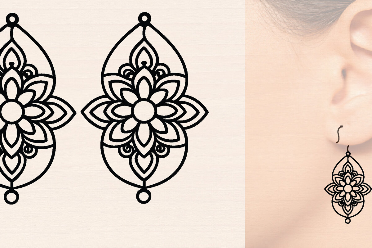 Intra απο ξύλο plywood 3mm-4mm πάχος – Ξύλινα σκουλαρίκια Spring Δίασταση  5x5 cm INTRAFABR-118635930