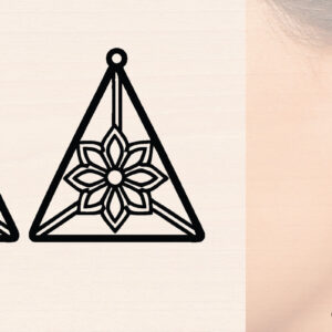 Intra απο ξύλο plywood 3mm-4mm πάχος – Ξύλινα σκουλαρίκια Spring Δίασταση  5x5 cm INTRAFABR-118634608