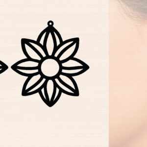 Intra απο ξύλο plywood 3mm-4mm πάχος – Ξύλινα σκουλαρίκια Spring Δίασταση  5x5 cm INTRAFABR-118635017