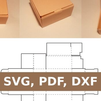 Intra απο ξύλο plywood 3mm-4mm πάχος – Τετράγωνο κουτί Δίασταση  20x20 cm INTRAFABR-33158865 - Image 1