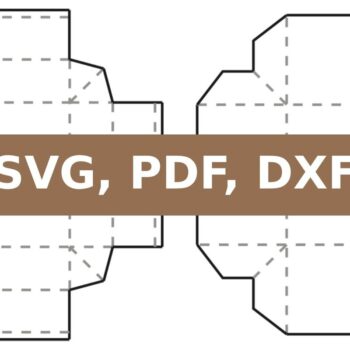 Intra απο ξύλο plywood 3mm-4mm πάχος – Τετράγωνο κουτί με καπάκι Δίασταση  20x20 cm INTRAFABR-33159448 - Image 2