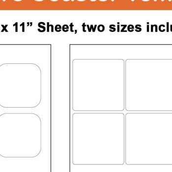 Intra απο ξύλο plywood 3mm-4mm πάχος – Πακέτο προτύπου τετράγωνου σουβέρ αυτοκινήτου Δίασταση 20x20 cm INTRAFABR-68065596 - Image 1