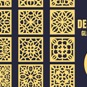 Intra απο ξύλο plywood 3mm-4mm πάχος – Square CoastersMandala 02 Δίασταση  20x20 cm INTRAFABR-85510193 - Image 1