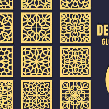 Intra απο ξύλο plywood 3mm-4mm πάχος – Square Coasters Mandala 07 Δίασταση  20x20 cm INTRAFABR-85510251 - Image 1